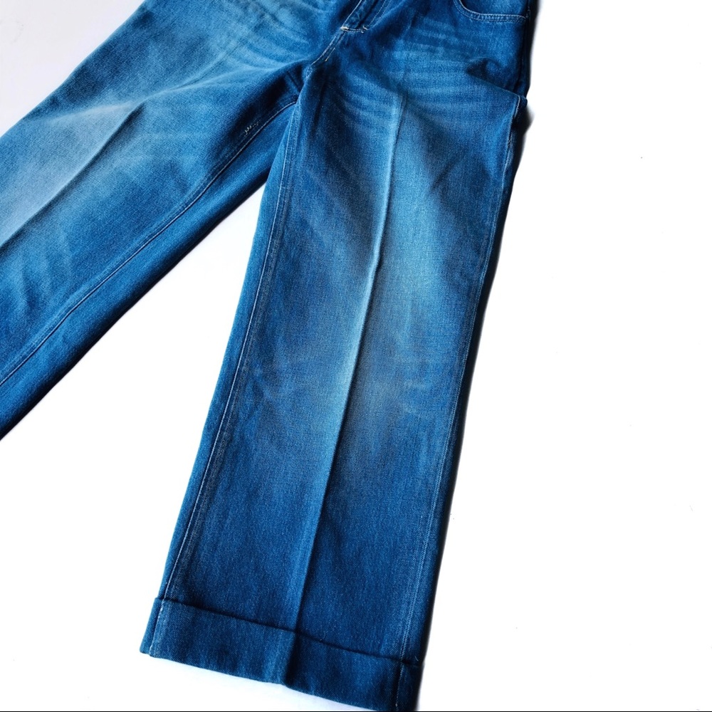 😍 GUCCI Cropped high-rise wide-leg jeans - Picture 6 of 15